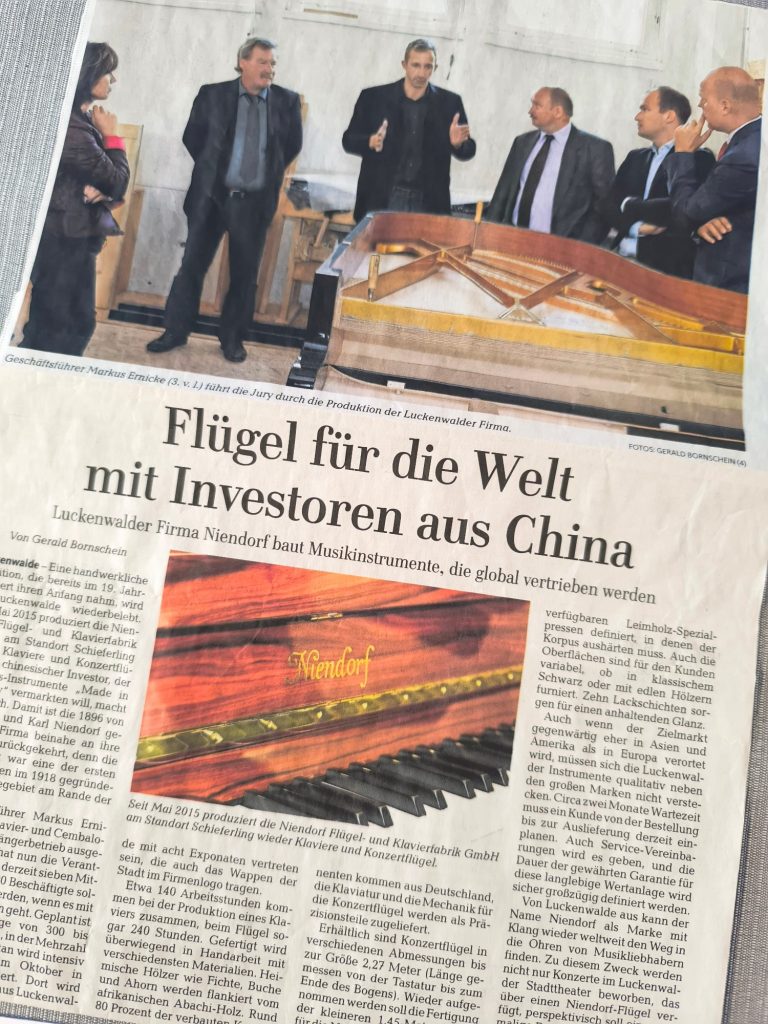 M. Ernicke Historie Flügel& Holzprojekte M. Ernicke Blog